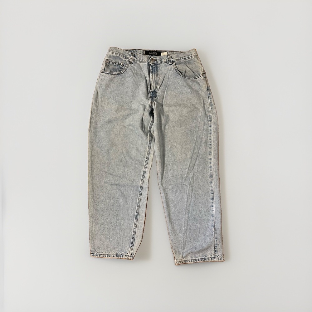 Vintage Levi's Silver Tab Loose Baggy 36x30 Jeans Made In USA Mens 90s Y2K Denim
